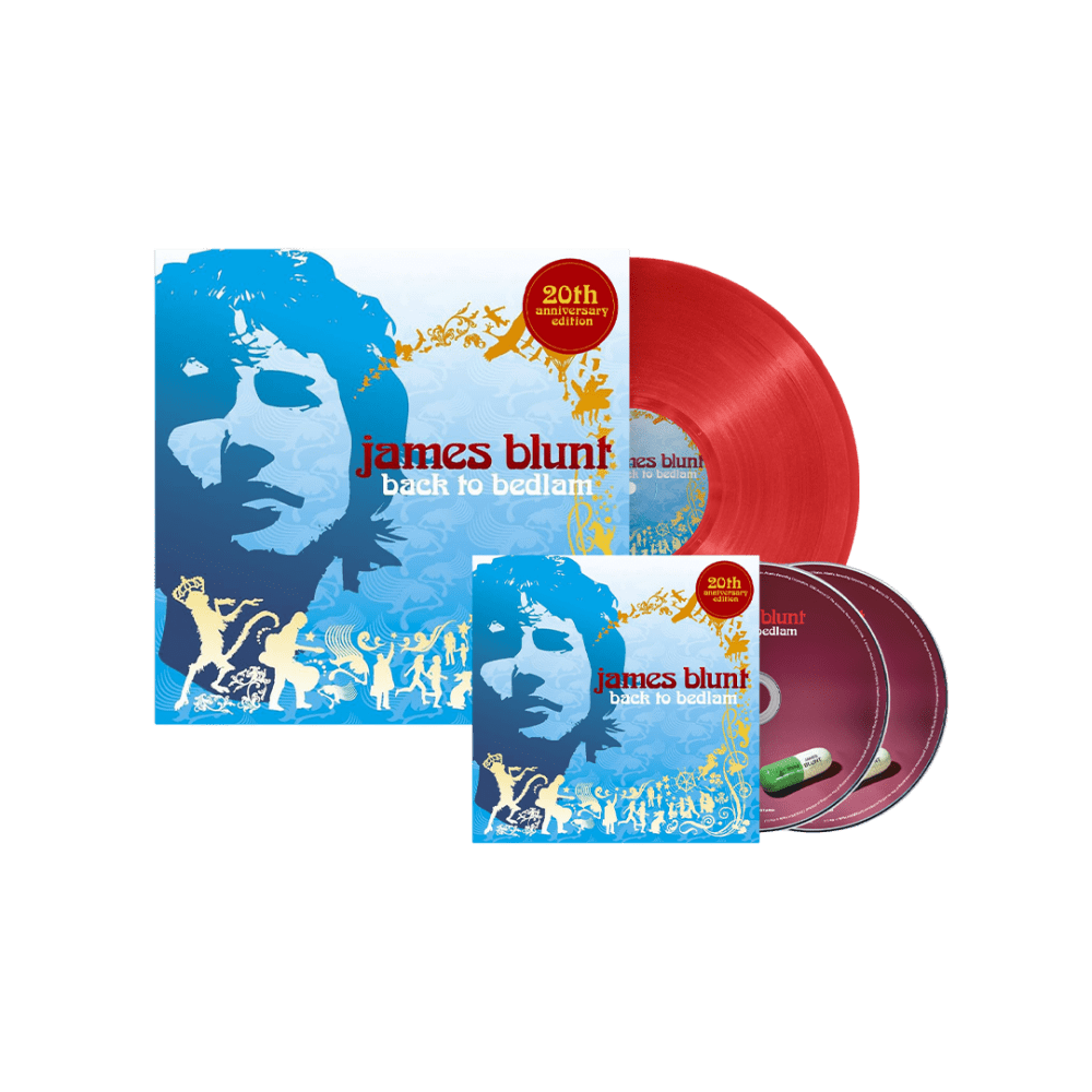 James Blunt - Back To Bedlam 20th Anniversary Red Vinyl 2CD