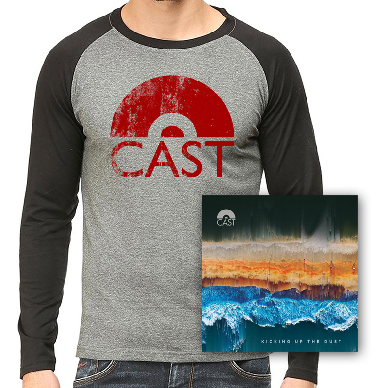 Cast - Kicking Up The Dust Double Vinyl LP Vintage Baseball T-Shirt