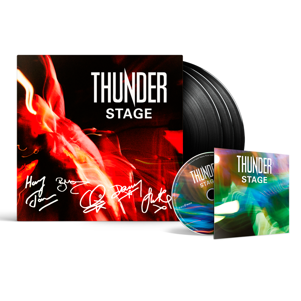 Thunder - Stage Triple Vinyl Blu-ray Signed & Limited Triple Heavyweight LP