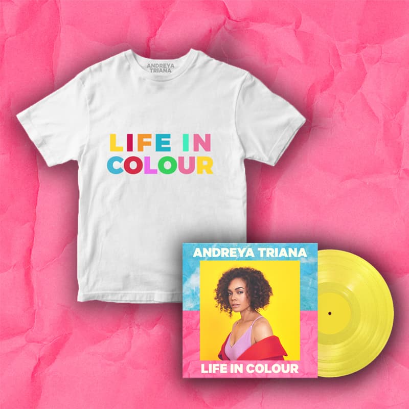 Andreya Triana - A Life In Colour Vinyl T-Shirt