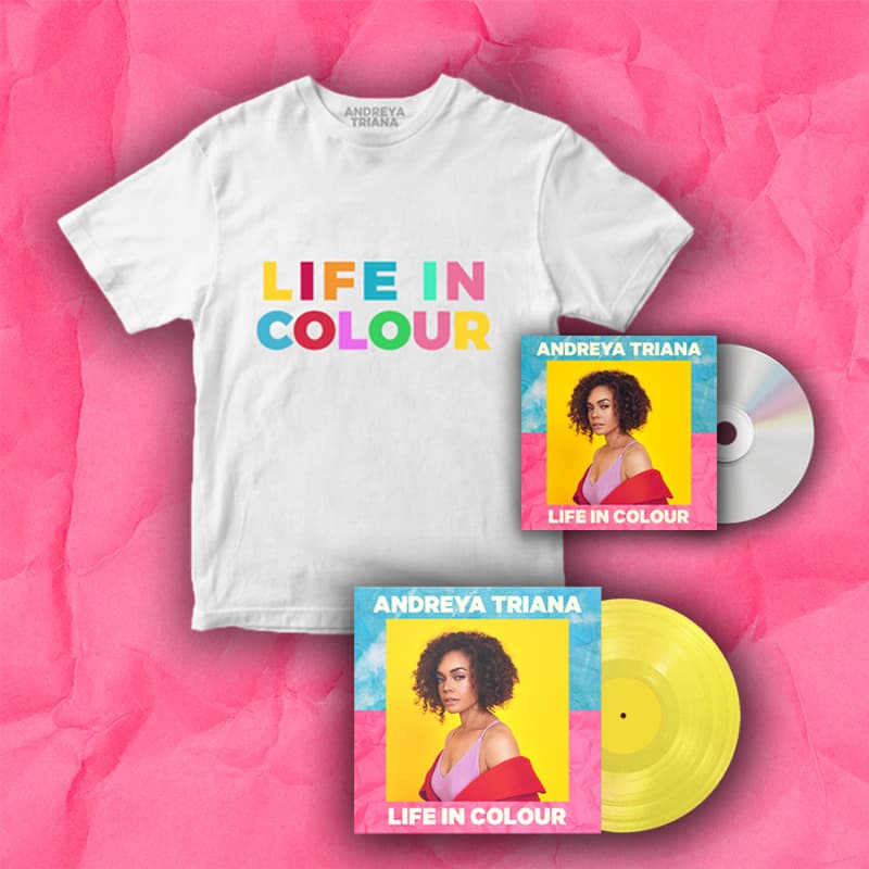 Andreya Triana - A Life In Colour Vinyl CD T-Shirt