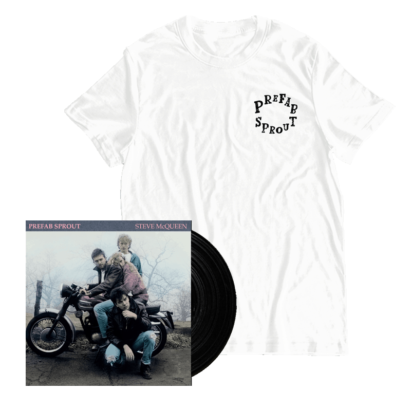 Prefab Sprout - Steve McQueen Remastered Heavyweight Vinyl White T-Shirt