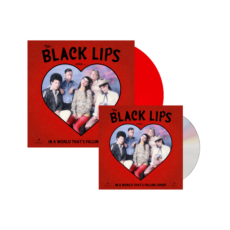 The Black Lips - Sing In A World That's Falling Apart CD Red Vinyl