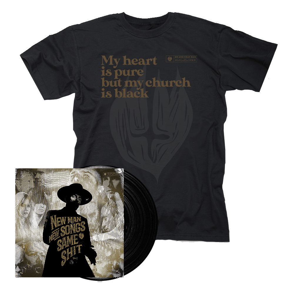 Me & That Man - New Man, New Songs, Same Shit: Vol.1 Vinyl T-Shirt Bundle