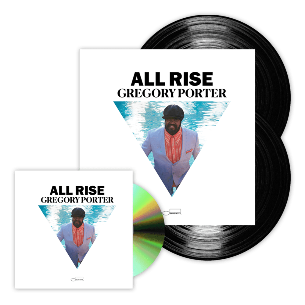 Gregory Porter - All Rise Deluxe CD and Black Double Vinyl Bundle