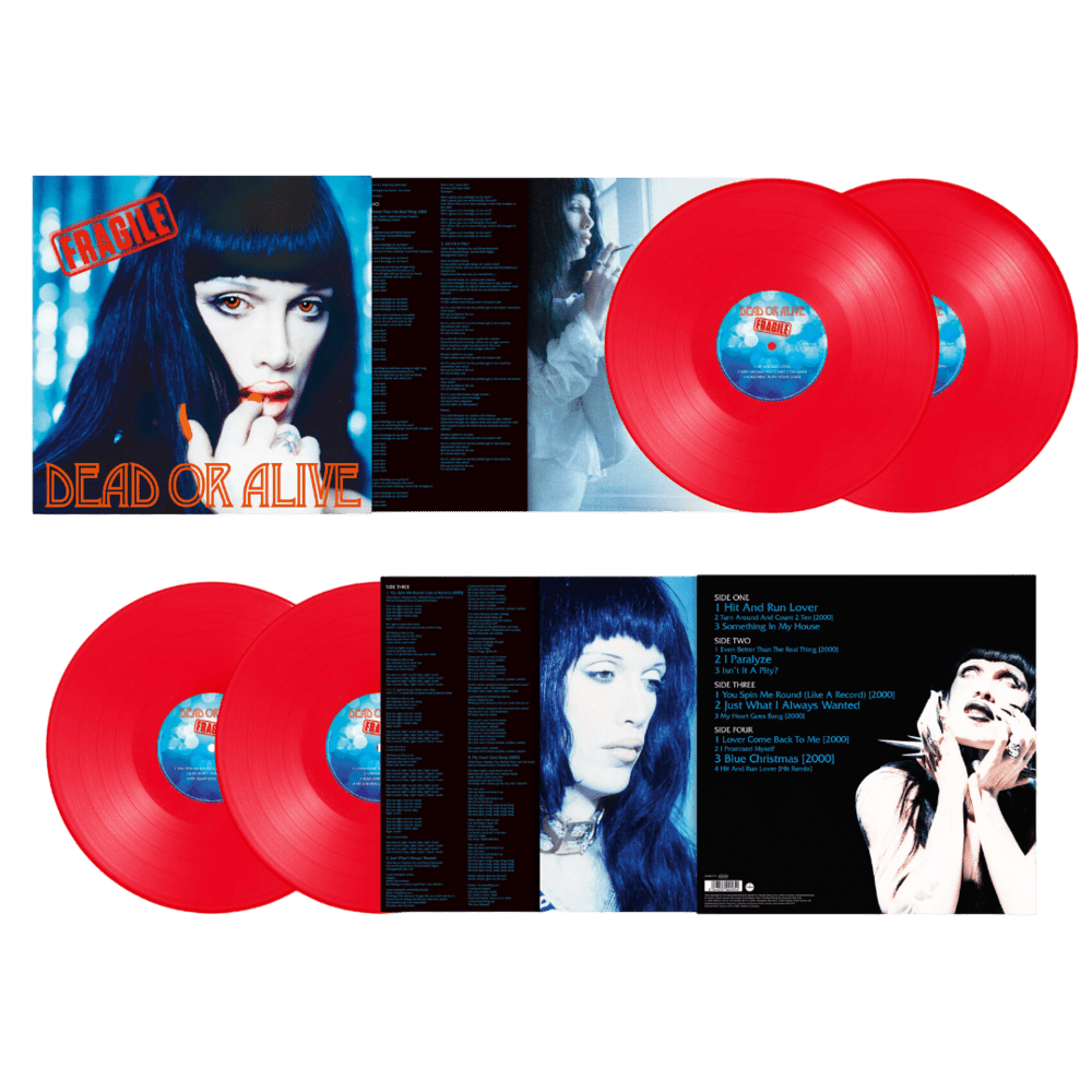 Dead Or Alive - Fragile 20th Anniversary Edition Red Double Heavyweight Vinyl