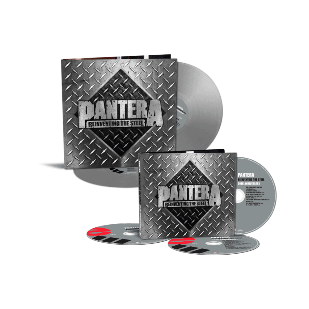 Pantera - Reinventing the Steel 20th Anniversary Edition Limited Edition Silver Double Vinyl 3CD