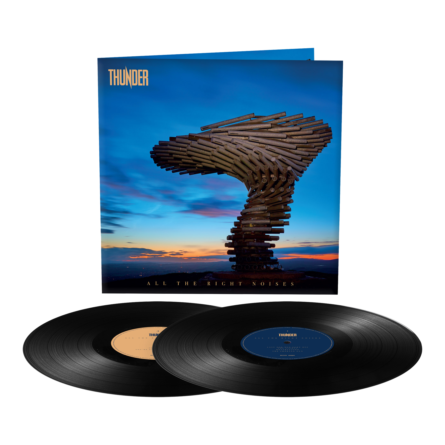 Thunder - All The Right Noises Double Black Vinyl Double LP