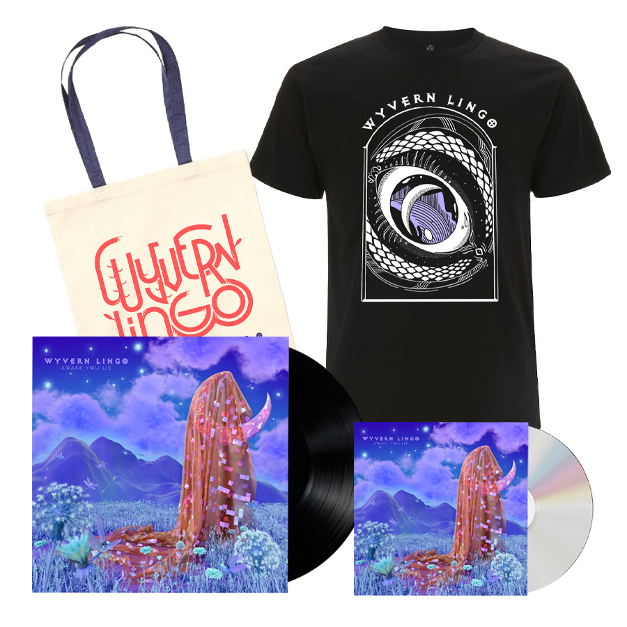 Wyvern Lingo - Awake You Lie CD Vinyl T-Shirt Tote Bag