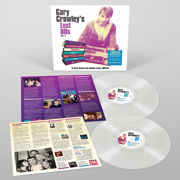 Various Artists - Gary Crowley's Lost 80s Vol. 2 Clear Double Heavyweight Vinyl