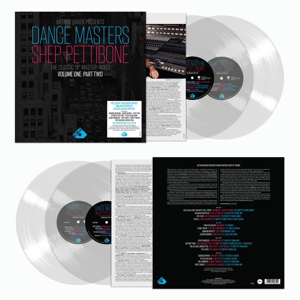 Various Artists - Arthur Baker Presents Dance Masters - The Shep Pettibone Master-Mixes Vol One: Part Two Clear Double Heavyweight Vinyl