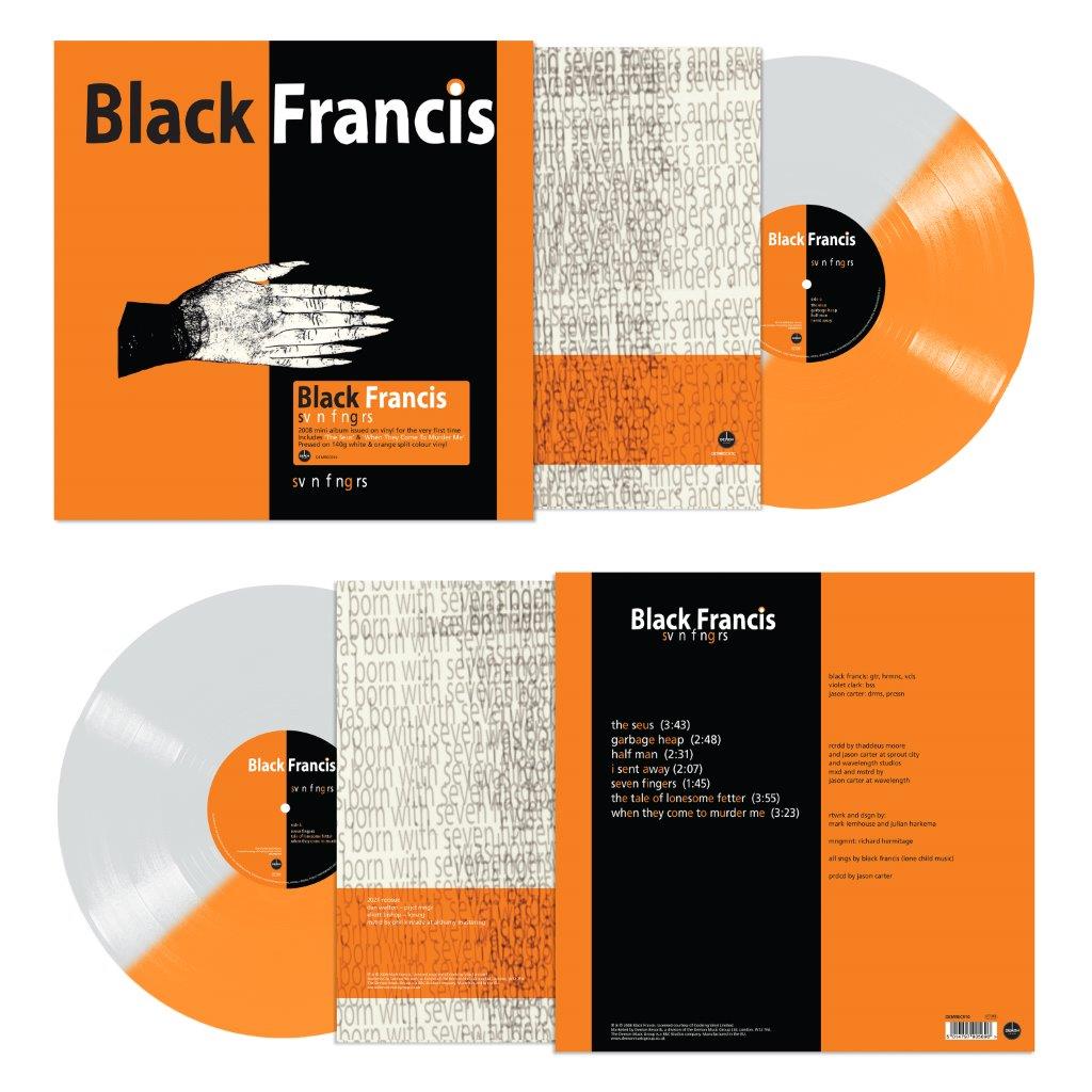 Black Francis - Svn Fngrs Orange and White  Vinyl