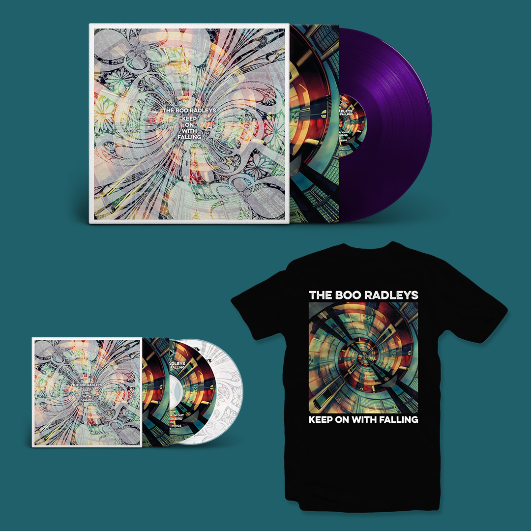 The Boo Radleys - Keep On With Falling Exclusive Purple Silk Vinyl Includes Signed Print 2CD T-Shirt