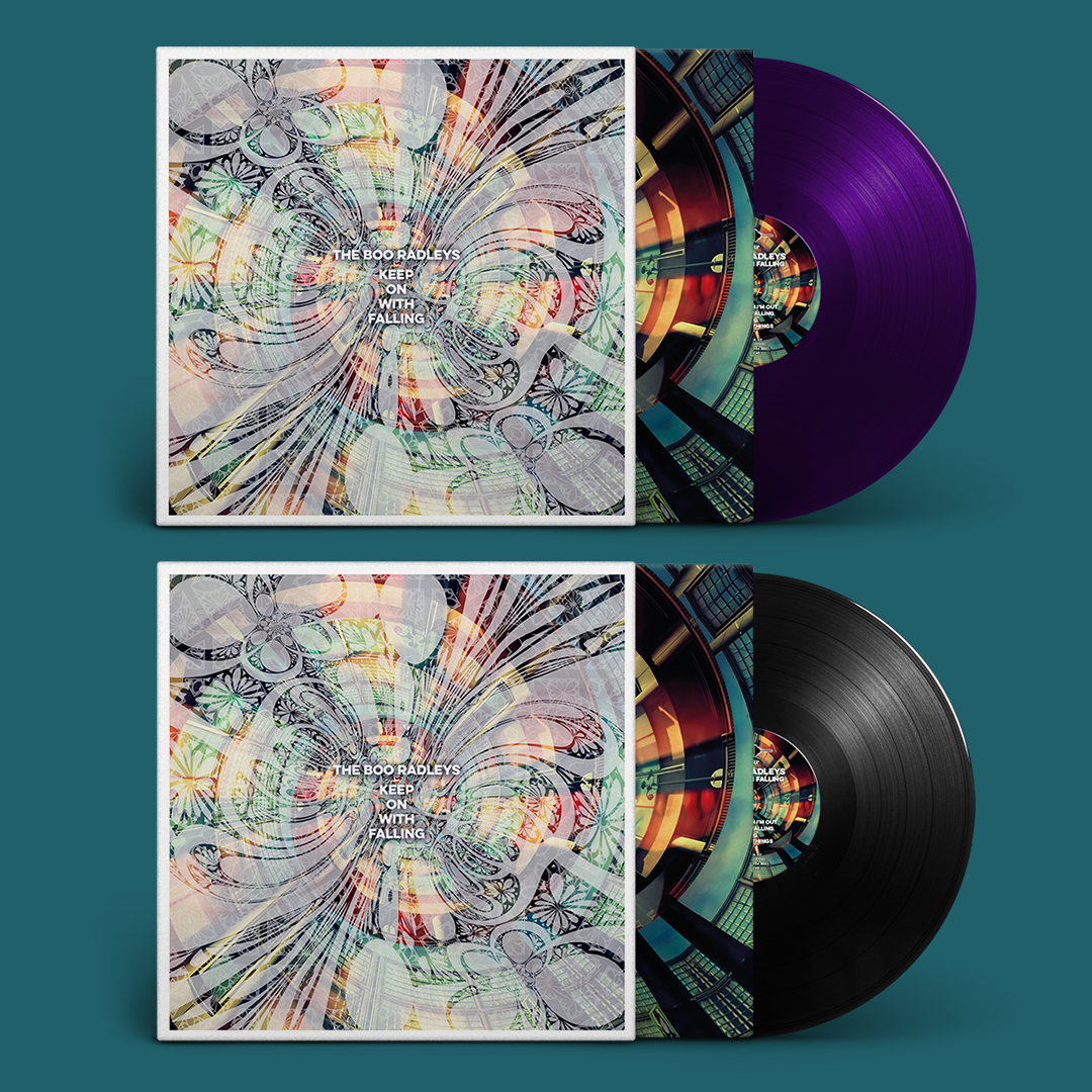 The Boo Radleys - Keep On With Falling Exclusive Purple Silk Black Vinyl Includes Signed Print