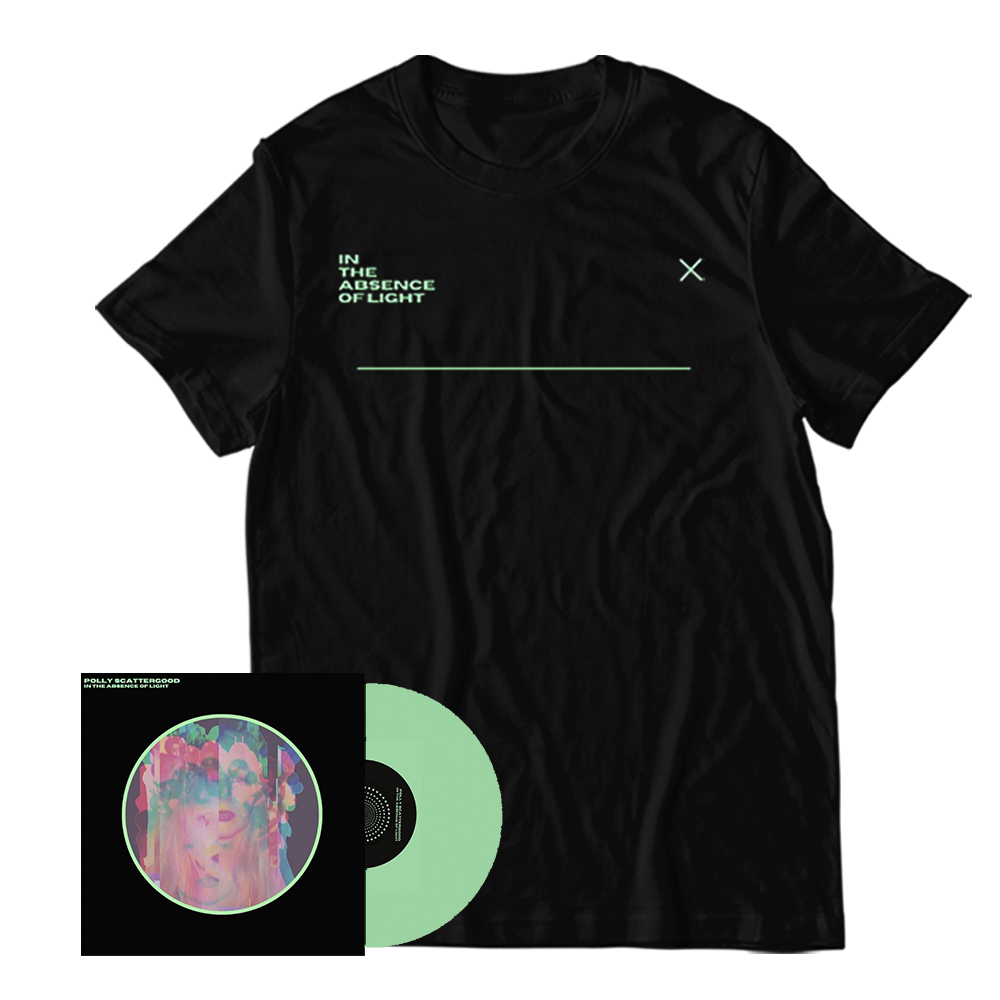 Polly Scattergood - In The Absence of Light EP Pale Green Vinyl T-Shirt