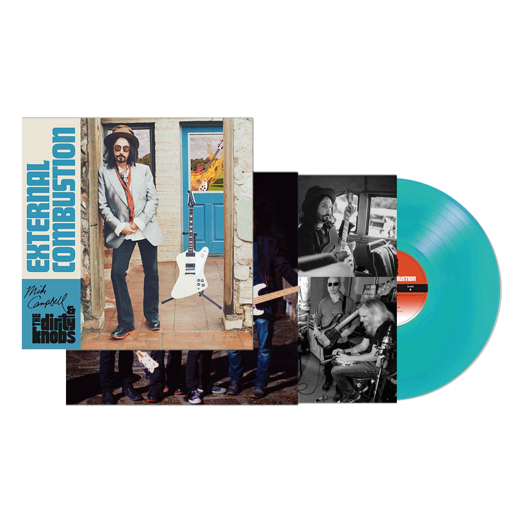 Mike Campbell & The Dirty Knobs - External Combustion Teal Vinyl Exclusive LP