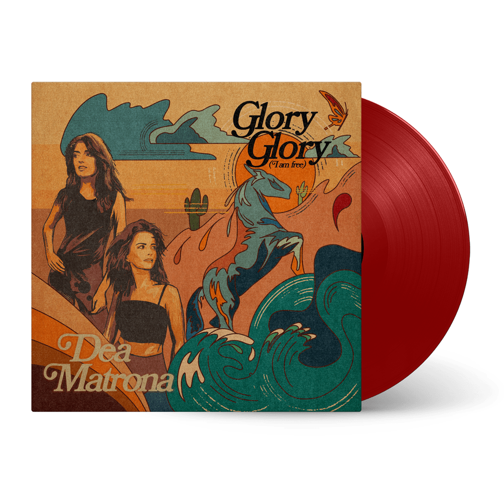 Dea Matrona - Glory, Glory I am free Red Signed 12 Inch Vinyl