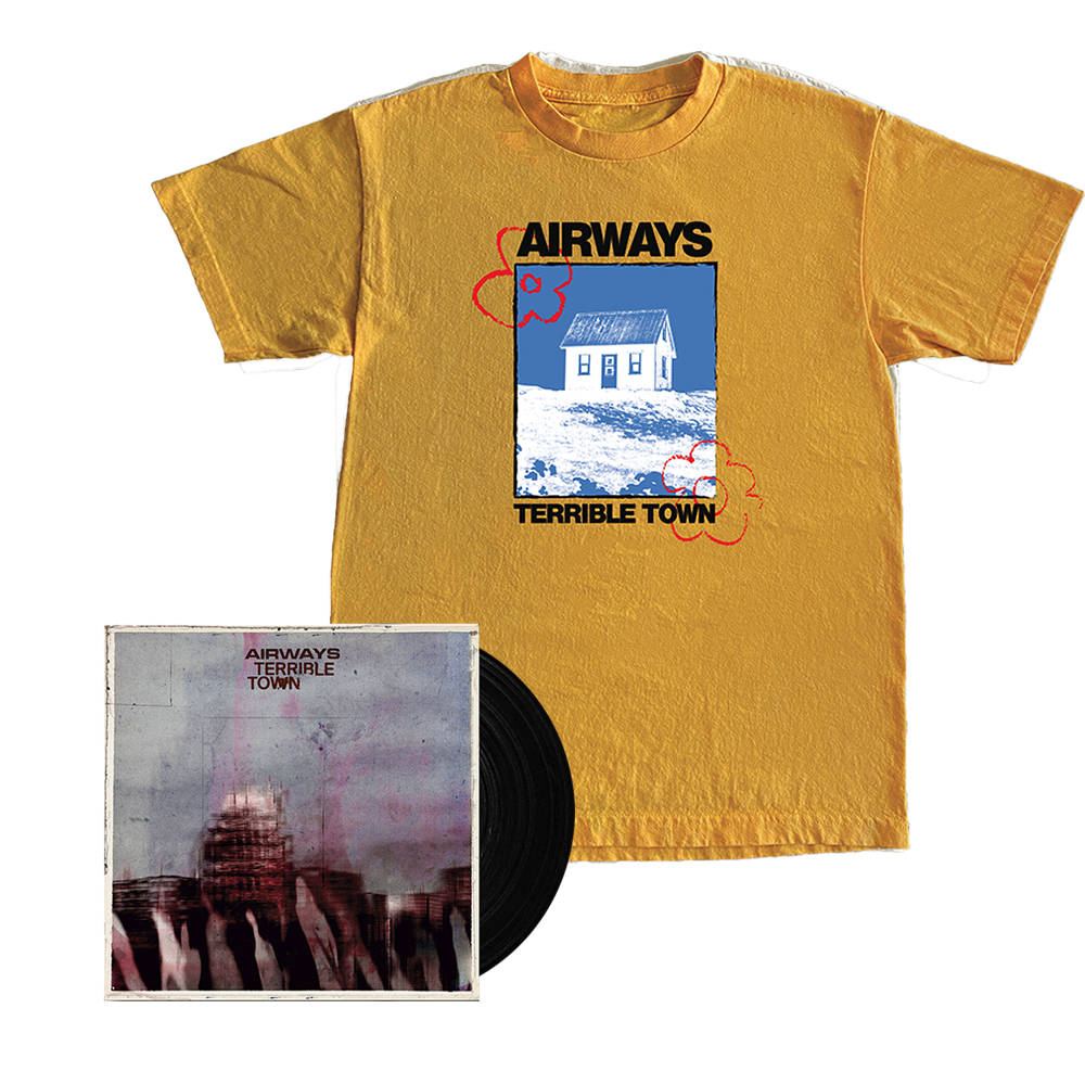 Airways - Terrible Town Black Vinyl Mustard T-Shirt