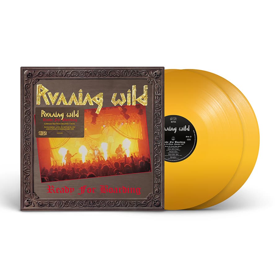 Running Wild - Ready For Boarding Orange Double Vinyl Double LP