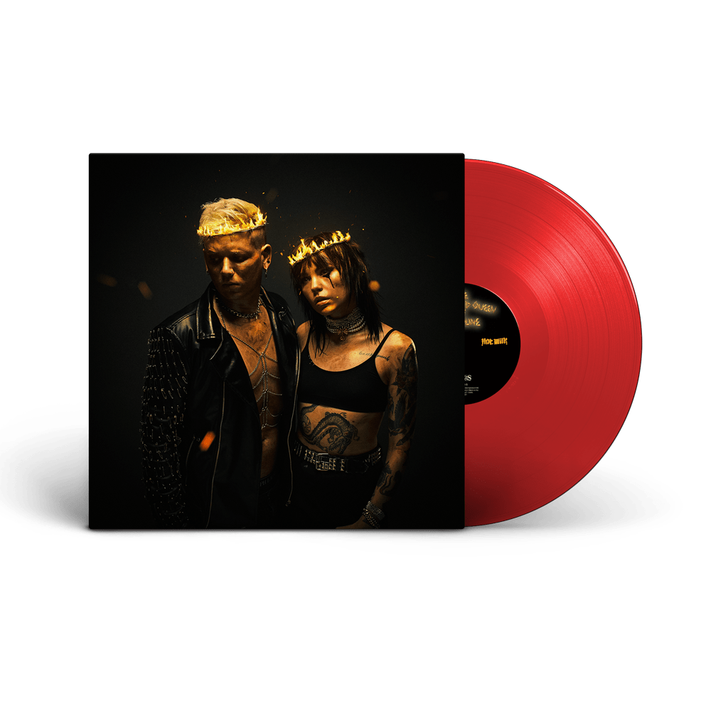 Hot Milk - The King and Queen of Gasoline Red Heavyweight Vinyl