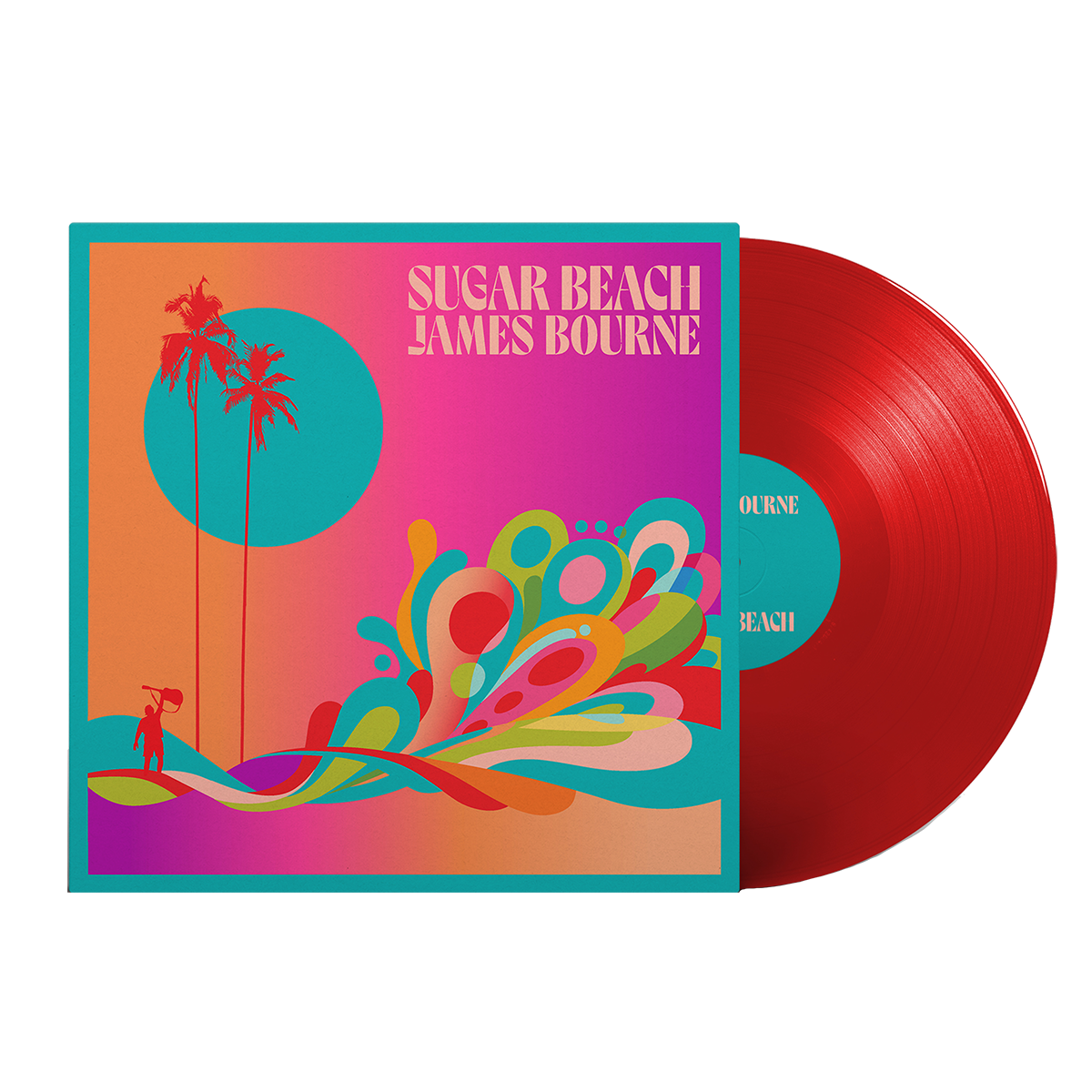 James Bourne - Sugar Beach Red Signed Vinyl