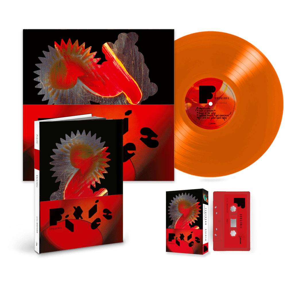 Pixies - Doggerel Deluxe CD Album Orange Vinyl Ltd Edition, Exclusive Red Cassette Exclusive