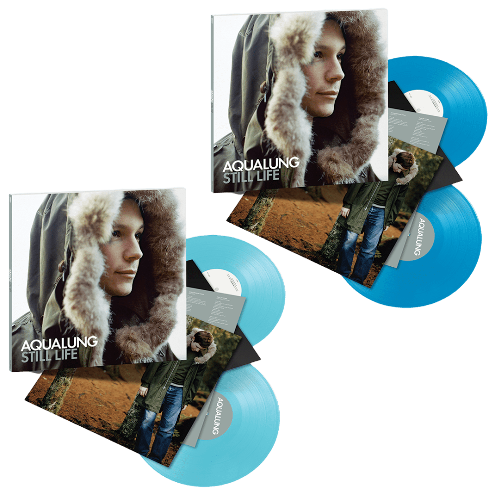 Aqualung - Still Life Store Exclusive Curacao Colour Vinyl Still Life Sky Blue Vinyl Signed Art Print