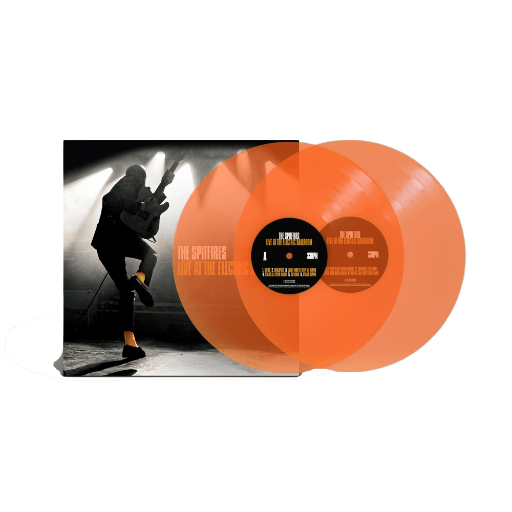 The Spitfires - Live At The Electric Ballroom Double Transparent Orange Vinyl Double LP