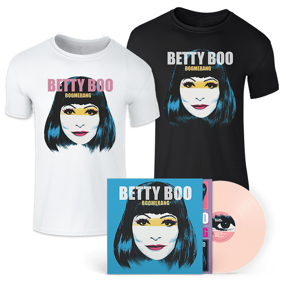 Betty Boo - Boomerang Pink Vinyl Album T-Shirt