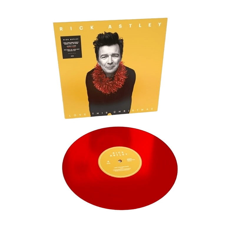 Rick Astley - Love This Christmas / When I Fall in Love Red Vinyl