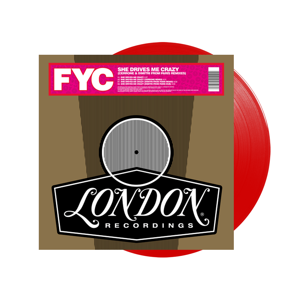 Fine Young Cannibals - She Drives Me Crazy feat. Cerrone & Dimitri From Paris RSD 2021 Red 12 Inch Vinyl