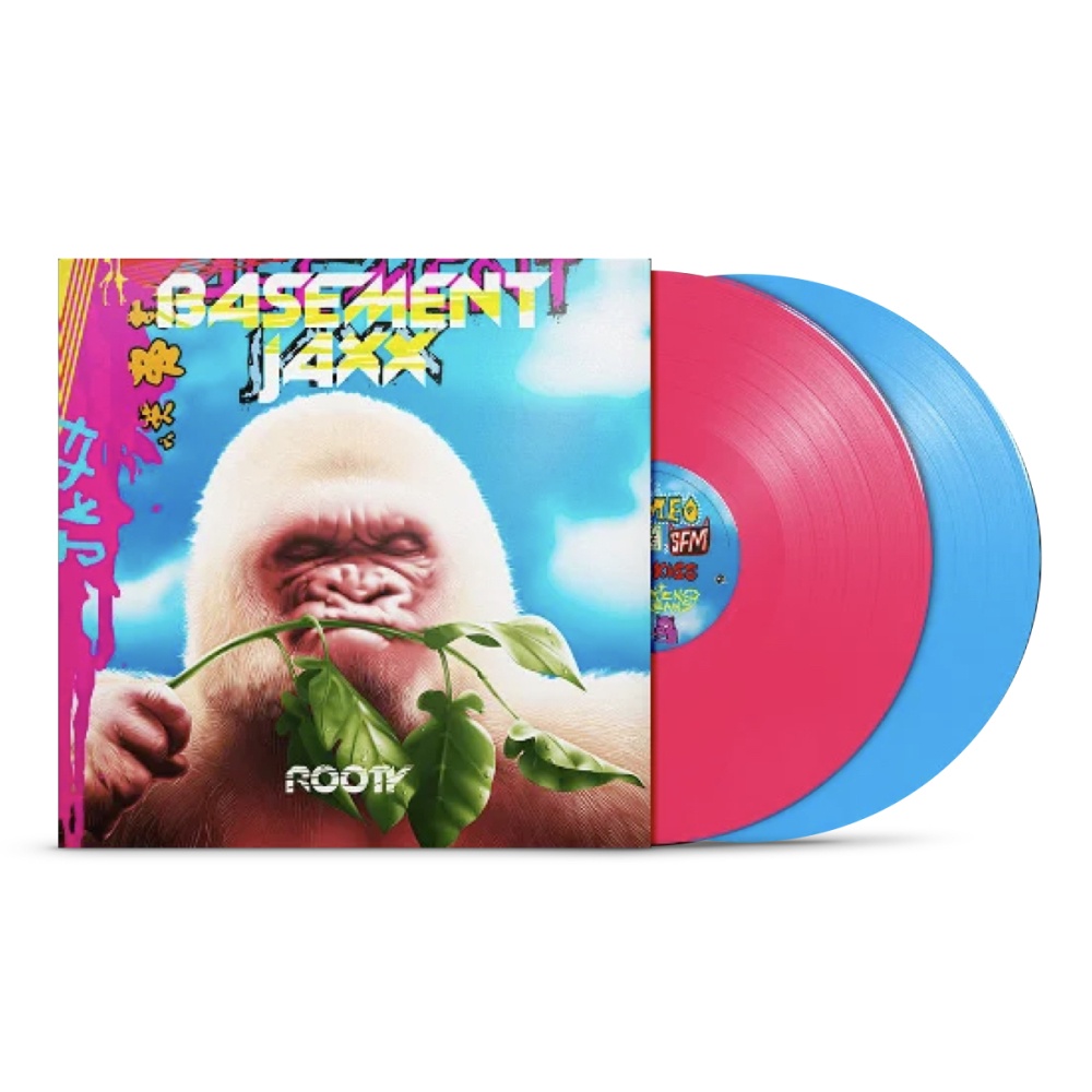 Basement Jaxx - Rooty Pink & Blue Double Vinyl