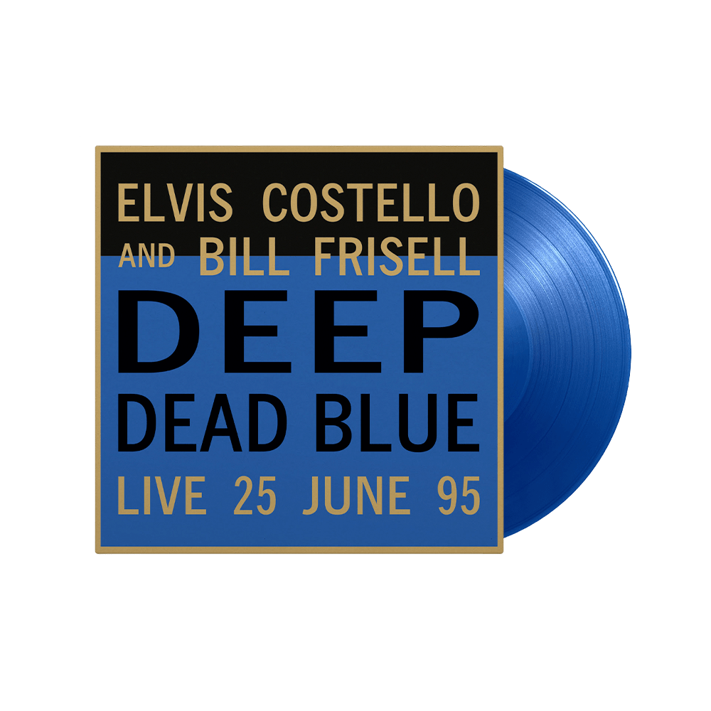 Elvis Costello and Bill Frisell - Deep Dead Blue Live At Meltdown Translucent Blue Heavyweight Vinyl