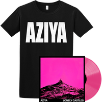 Aziya - Lonely Castles EP Pink Limited Edition Vinyl Tee