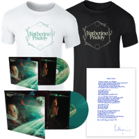 Katherine Priddy - The Pendulum Swing Signed CD Green Vinyl Logo Tee Includes Free Signed Lyric Sheet