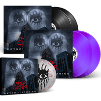 Alice Cooper - Detroit Stories CD/DVD Purple Double Vinyl Black Double Vinyl