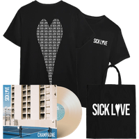 Sick Love - Champagne Coloured Vinyl T-Shirt Tote Bag