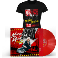 Michael Monroe - I Live Too Fast to Die Young Red Vinyl & Fitted Ladies' T-Shirt