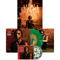 FLOHIO - Out Of Heart Limited Edition Green Vinyl LP Signed, CD Album Poster